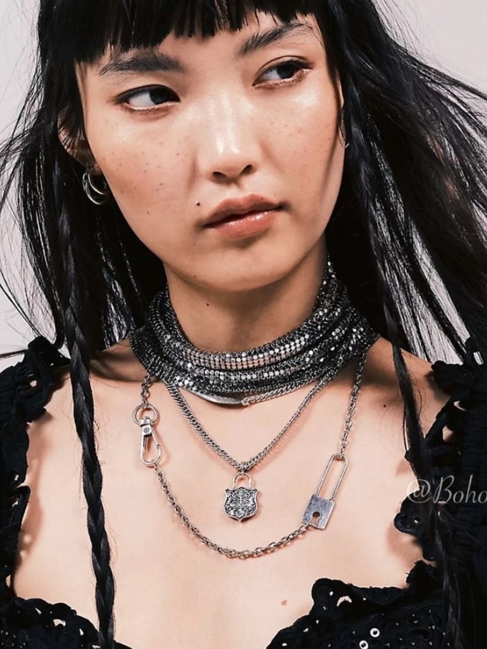 NWT Fred People Dance Floor Chainmail Choker